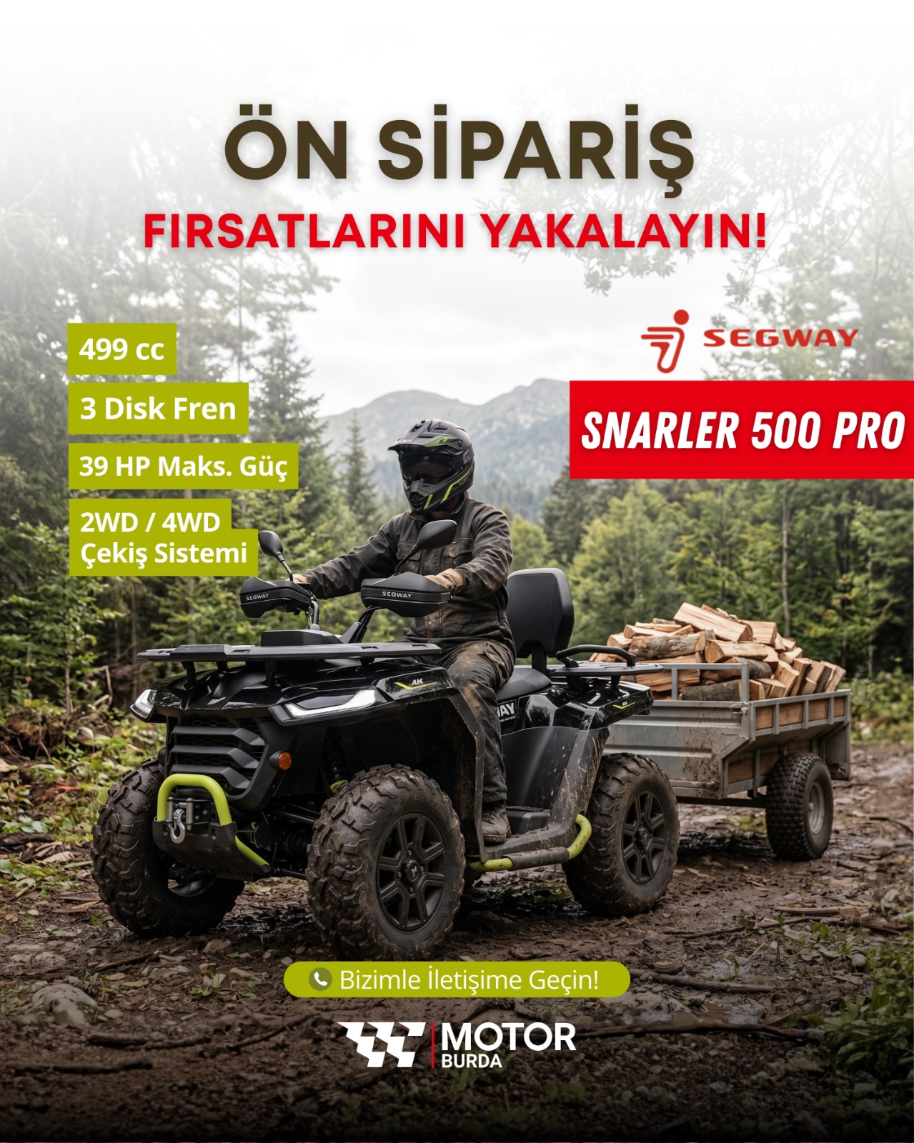Segway Snarler 500 Pro ön sipariş kampanyası