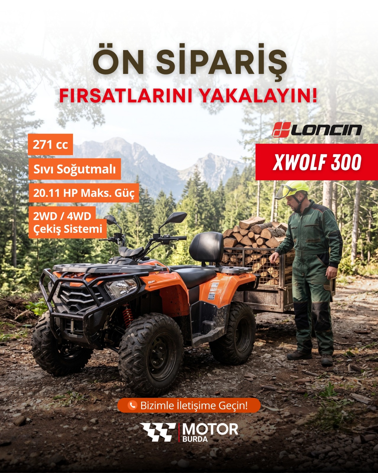 Loncin XWolf 300 ön sipariş kampanyası