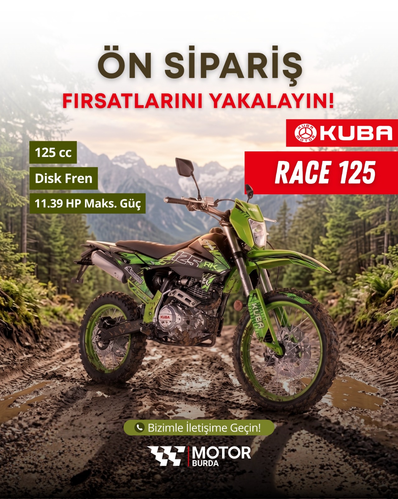 Kuba Race 125 ön sipariş kampanyası