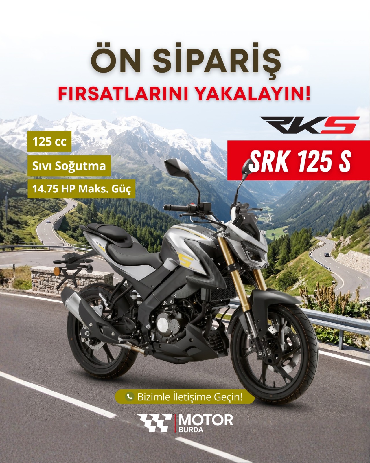 RKS SRK 125 S ön sipariş kampanyası